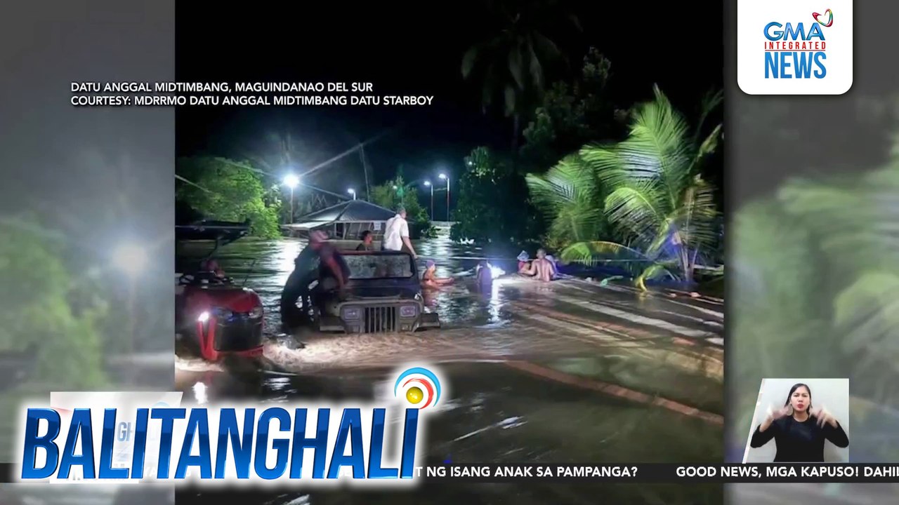 Ilang bahagi ng Mindanao, binaha dahil sa ulan na dulot ng ITCZ | Balitanghali