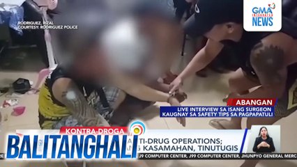 4, arestado sa anti-drug operations; nakatakas nilang kasamahan, tinutugis | Balitanghali