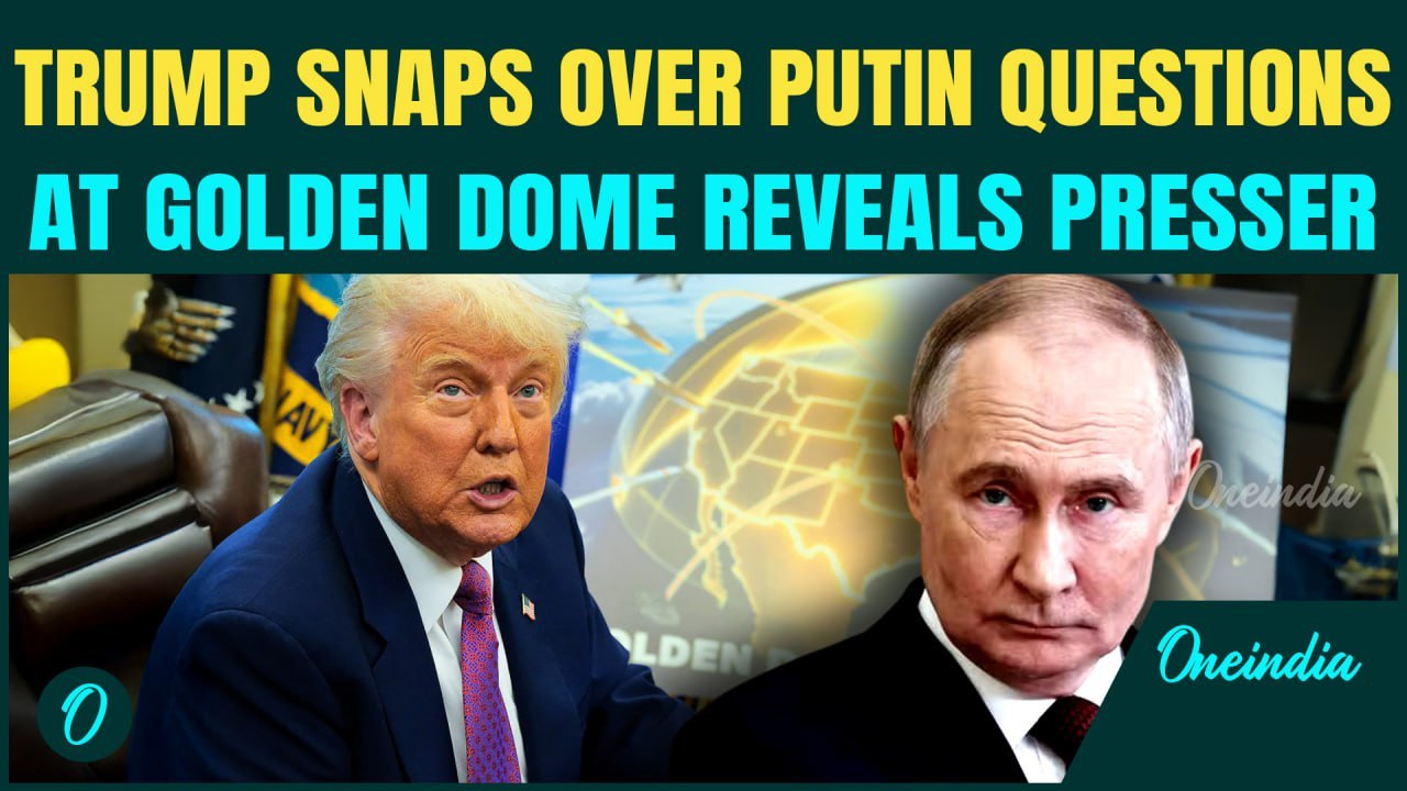 Trump’s Golden Dome Reveal Hijacked by Putin Questions | Trump Snaps Over Zelensky’s Sanctions Plea