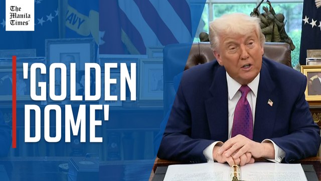 Trump unveils plans for 'Golden Dome' missile shield for US