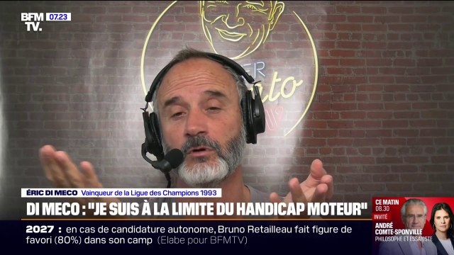 “Je suis à la limite du handicap moteur”: Éric Di Meco alerte sur les conséquences du sport de haut niveau sur le corps