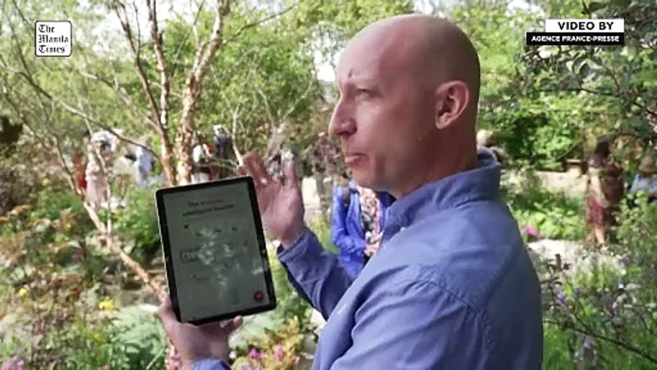 AI talking trees feature at Chelsea Flower Show