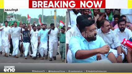 ദേശീയപാത അശാസ്ത്രീയ നിർമ്മാണത്തിനെതിരെ യൂത്ത് കോൺഗ്രസ്  പ്രതിഷേധം