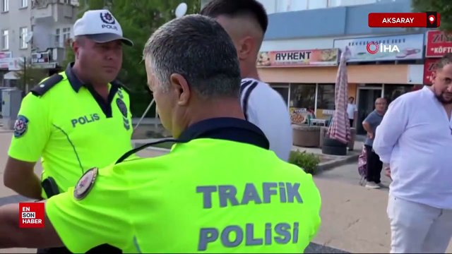 Aksaray’da alkollü ve ehliyetsiz sürücüden gazeteciye tehdit
