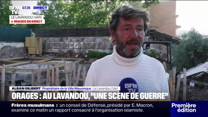 Inondations dans le Var: "La saison est fortement compromise", déplore le propriétaire d'une maison d'hôtes du Lavandou