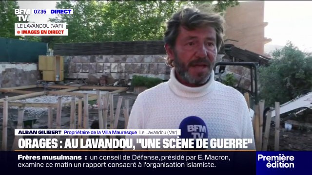 Inondations dans le Var: La saison est fortement compromise , déplore le propriétaire d'une maison d'hôtes du Lavandou