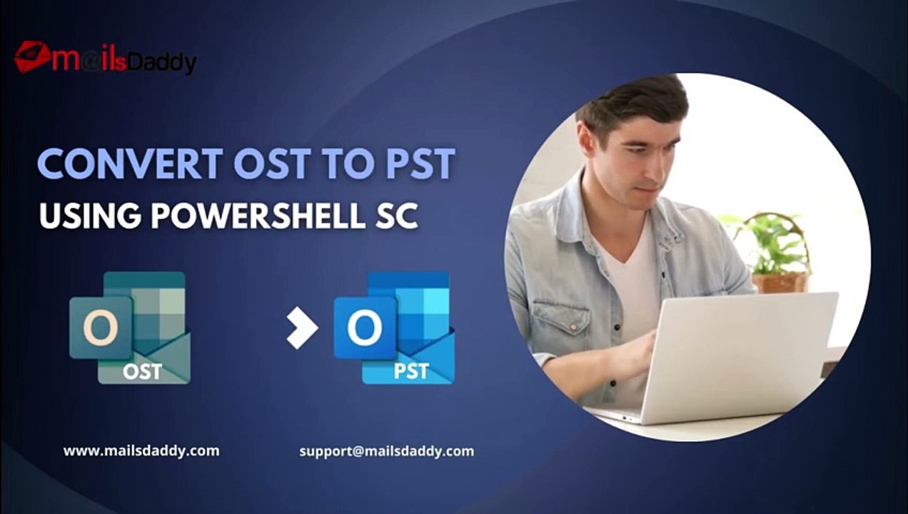 Use PowerShell Commend to Convert OST file into PST