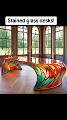 Stained Glass Desk ! Inspiring Designs