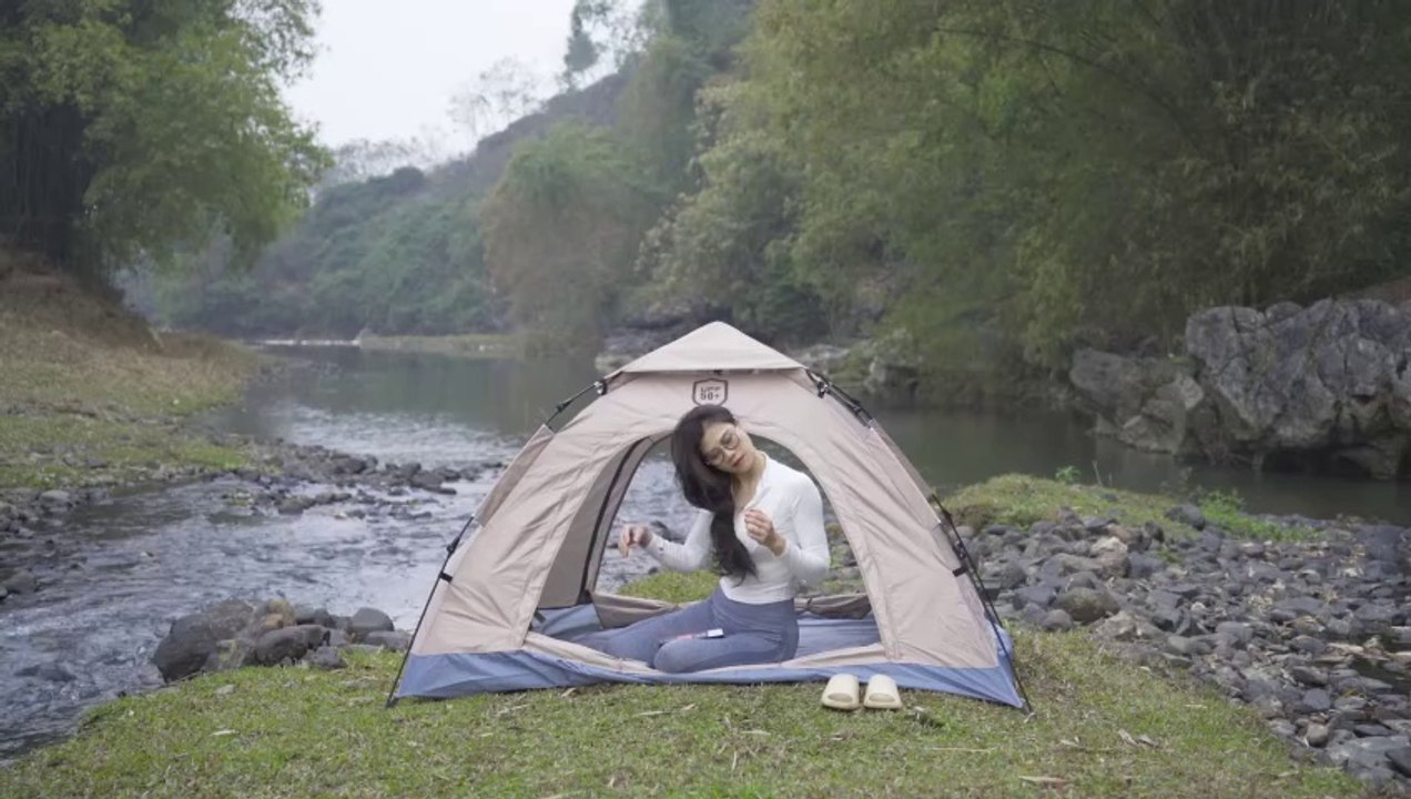 Camping in the Rain 🌧🌧 Solo camping in Heavy Rain