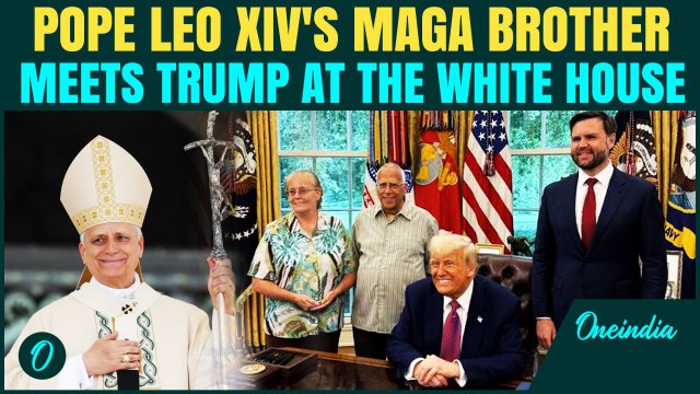 Pope Leo XIV’s Brother a Big Trump Fan! Pope’s Brother, Louis, Poses With Trump at White House