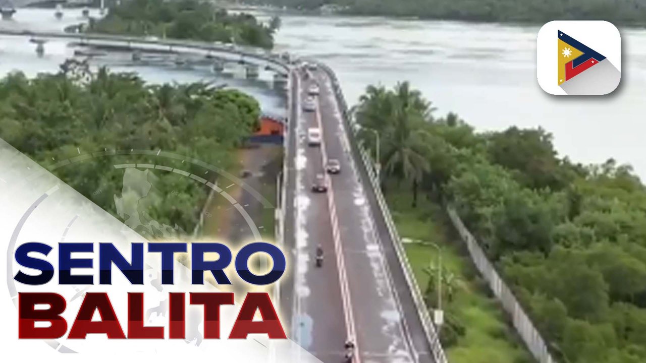 DPWH, sinimulan na ang rehabilitasyon ng San Juanico Bridge; pagbiyahe ng mga cargo mula Matnog, Sorsogon patungong Cariaga, Leyte, idinulog na sa PPA