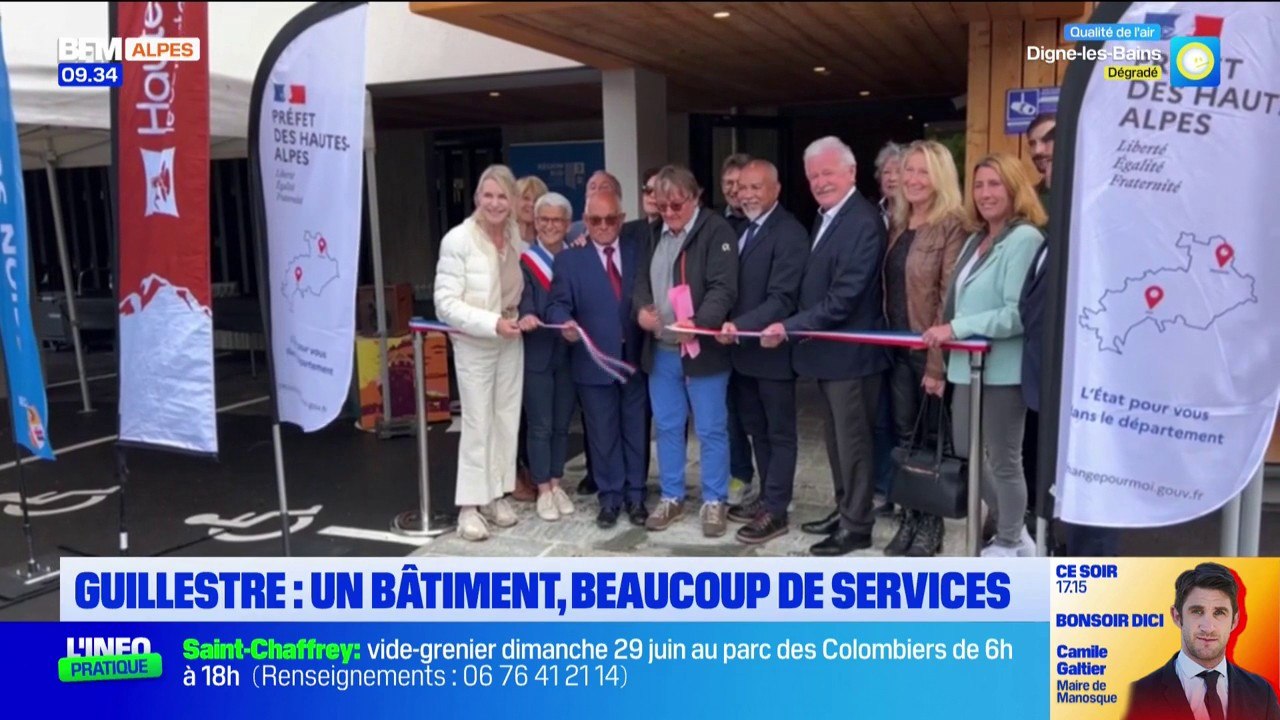 Hautes-Alpes: le pôle de services à la population du Guillestrois-Queyras officiellement inauguré