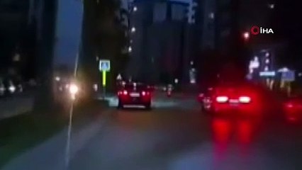 Makasçı trafik canavarı yolu savaş haline çevirdi!