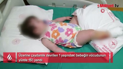 1 yaşındaki bebek dehşeti yaşadı! ‘10 dakika suya maruz bıraktım, sonra çıkarttım’