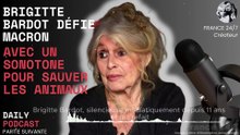 Brigitte Bardot défie Macron avec un sonotone pour sauver les animaux