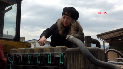 Eski eşi için kurduğu oto tamir dükkanının başına geçti