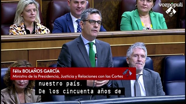 Bolaños, a Tellado: Esa cascada de fango intenta tapar la situación económica y social del país