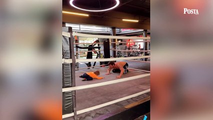 Kıvanç Tatlıtuğ oğlu Kurt Efe ile spor yaptığı anları paylaştı