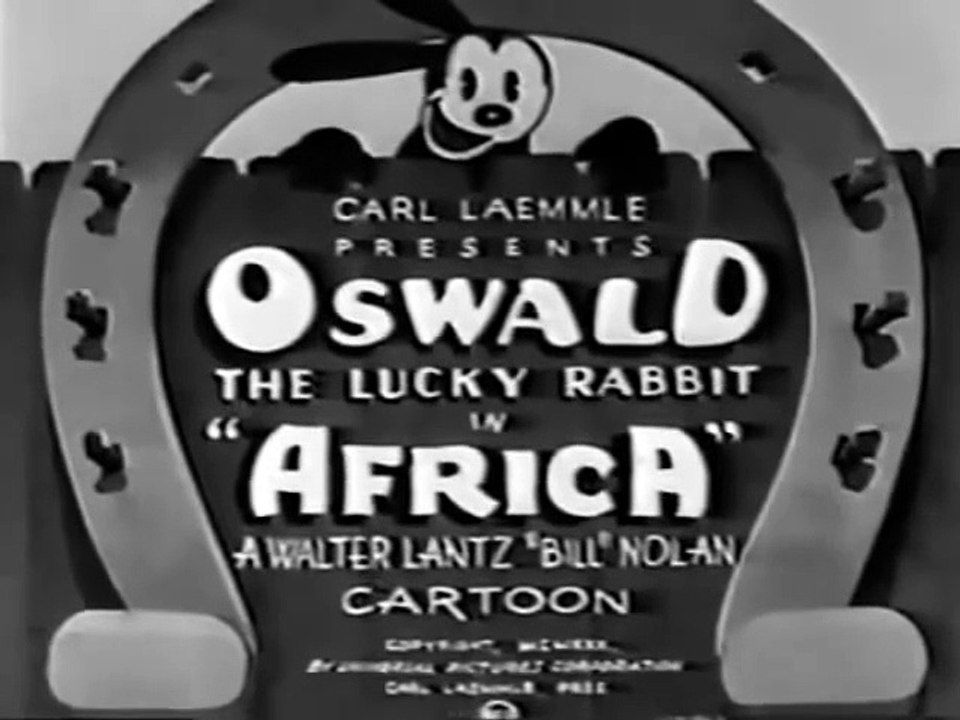 Oswald the Lucky Rabbit in 'Africa' 1930
