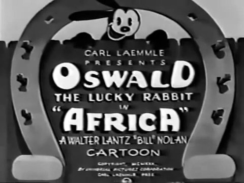 Oswald the Lucky Rabbit in 'Africa' 1930