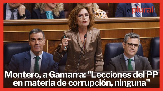 Montero, a Gamarra: Lecciones del PP en materia de corrupción, ninguna