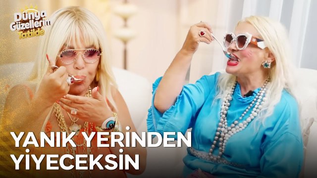 Safiye Soyman'dan, Banu Alkan'a 'Kazandibi' Sürprizi ¦ Dünya Güzellerim Tatilde 20. Bölüm