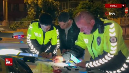 Bursa’da alkollü yakalanan yabancı uyruklu sürücü: Pişmanım