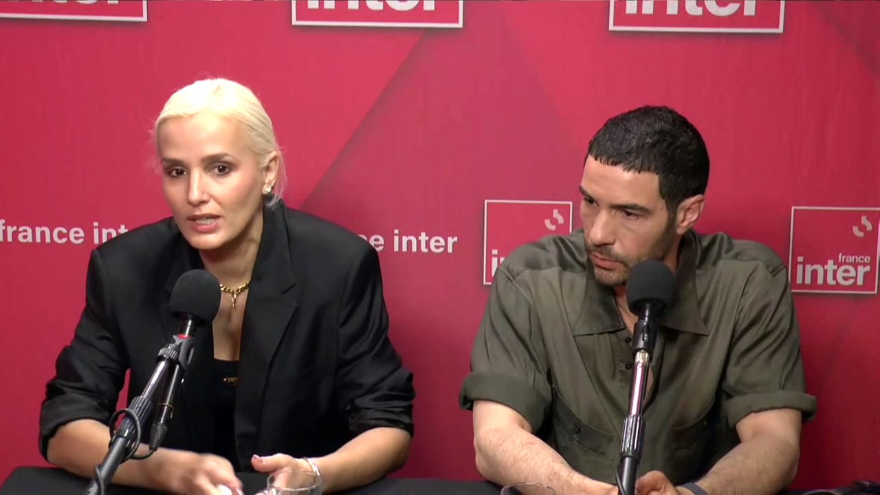 Julia Ducournau et Tahar Rahim, pour le film "Alpha"