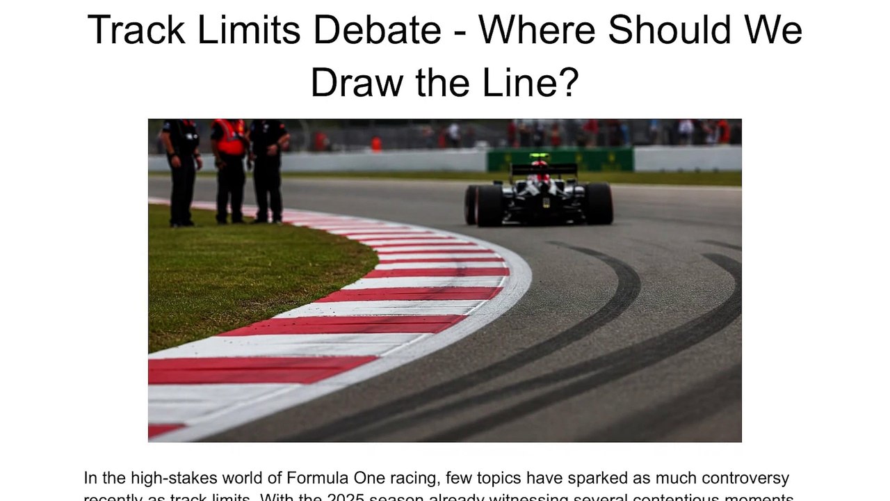 Track Limits Debate - Where Should We Draw the Line? | Kate Lynch Belfast