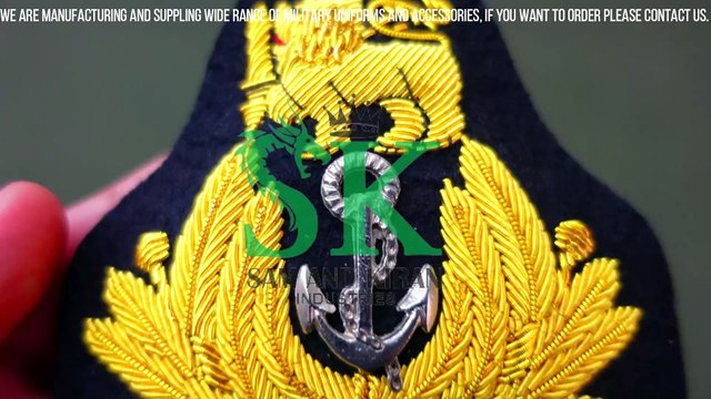 Hand Embroidery Badges Patches, Custom Made Bullion Wire Embroidery Badges