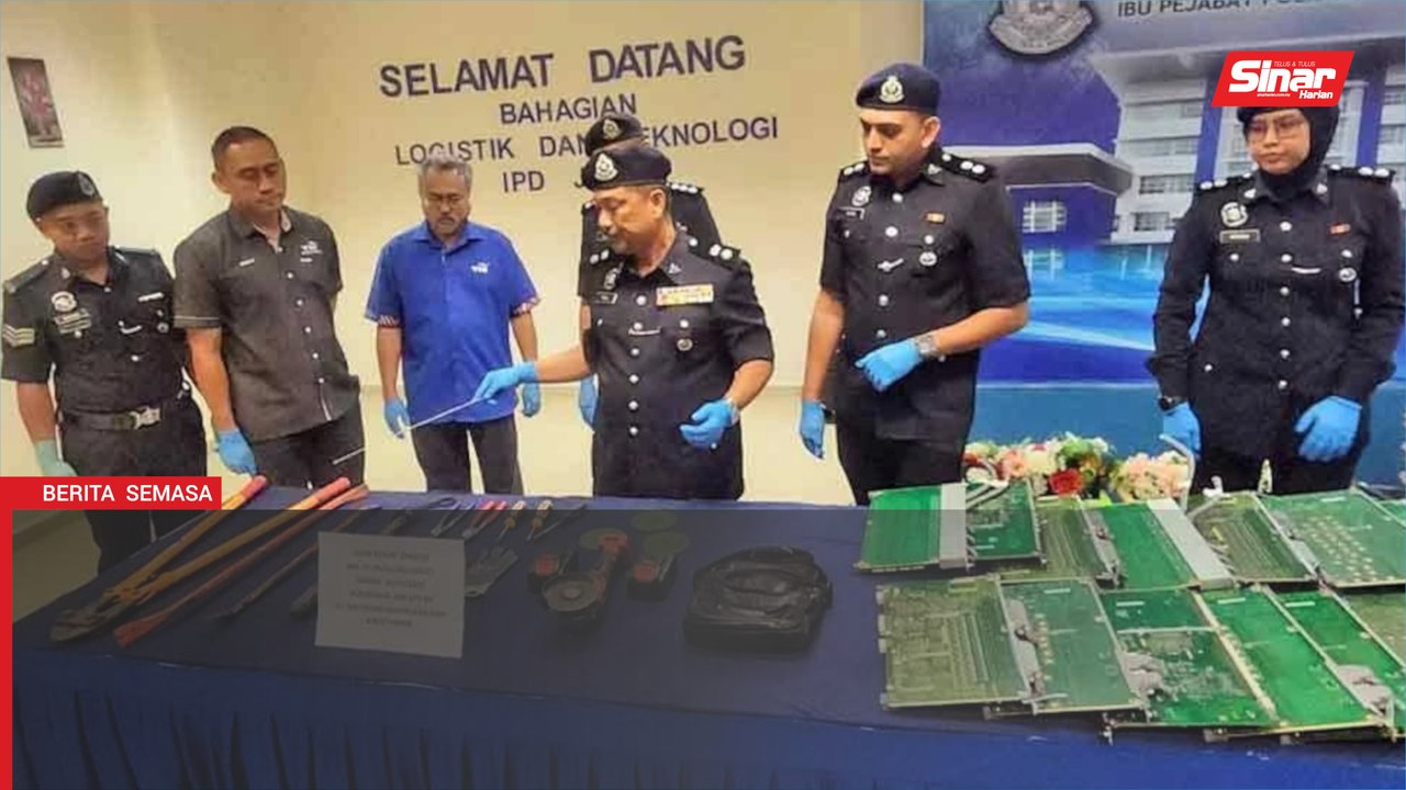 Polis tahan lelaki curi 42 kad akses TM bernilai RM168,000