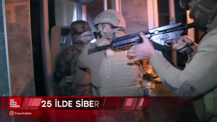 Siber suç operasyonlarında 25 ilde 334 gözaltı, 170 tutuklama