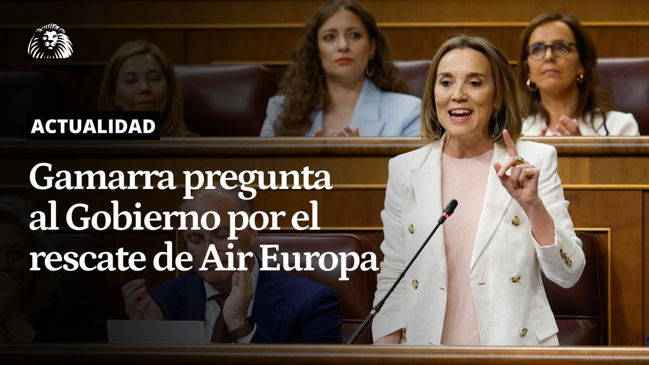 Vídeo | Gamarra pregunta a la ministra Montero por el "día clave" en el rescate de Air Europa y acusa que hubo "tráfico de influencias"