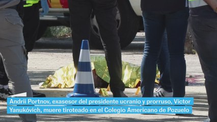 El abogado ucranio Andrii Portnov, exasesor de Yanukóvich, asesinado a tiros en Pozuelo