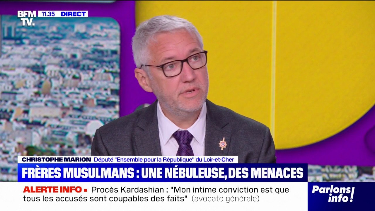 Entrisme des Frères musulmans: "Il est temps de faire le ménage" dans les financements européens, estime Christophe Marion (EPR)