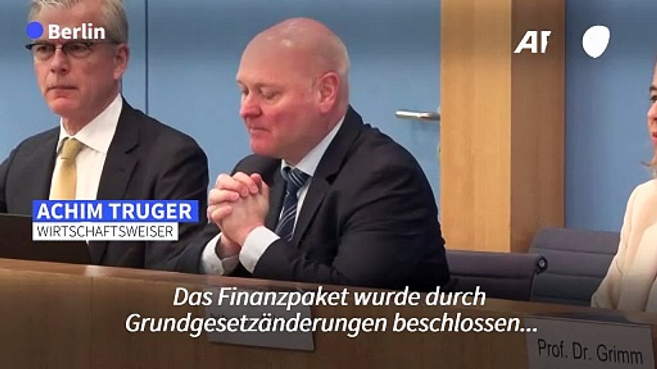 Wirtschaftsweise warnen vor 'Zweckentfremdung' von Finanzpaketmitteln