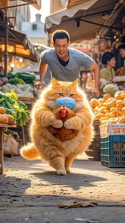 The Cat Cooked The 🐔