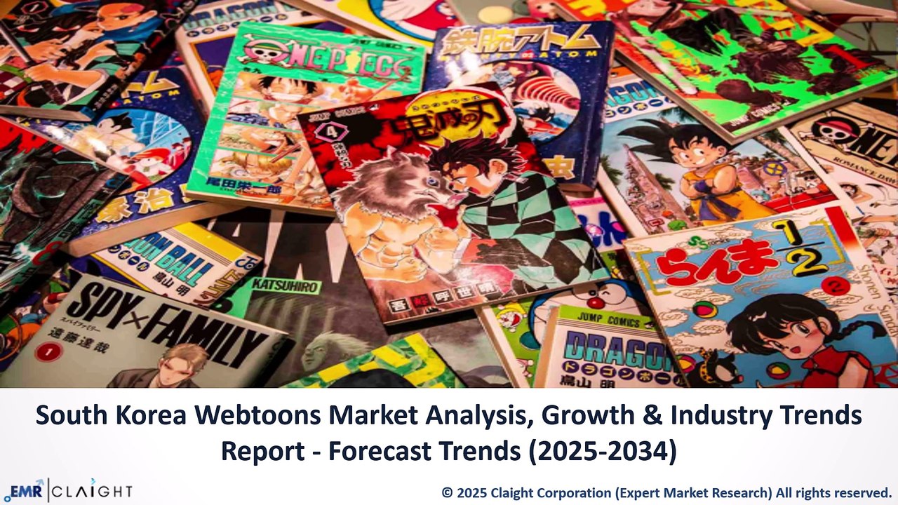 South Korea Webtoons Market to Reach USD 8.20 Billion by 2034, Growing at a CAGR of 18.20%