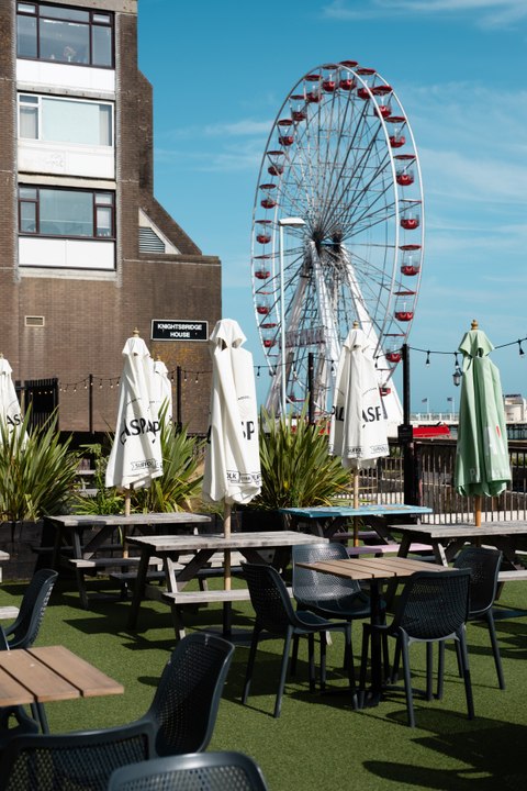 Inside Level 1 food and drink venue in Worthing