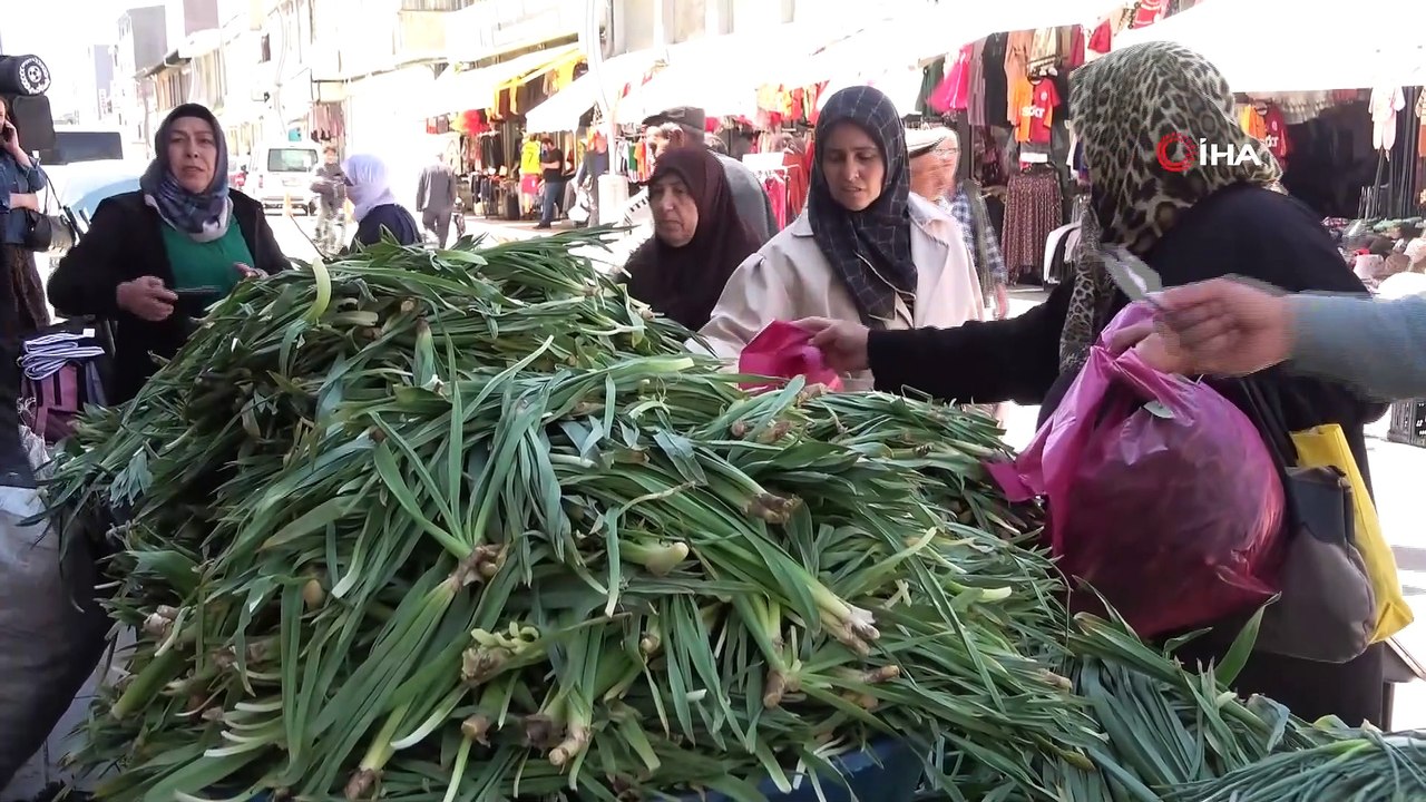 Van'da baharın gelişiyle birlikte şifalı dağ otları tezgahlarda yerini aldı, fiyatlar yüksek