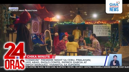 "CONMOM" premiere night sa CEBU, pinilahan; Kaye Abad, Paolo Contis, Patrick Garcia at Empoy Marquez, thankful sa suporta | 24 Oras