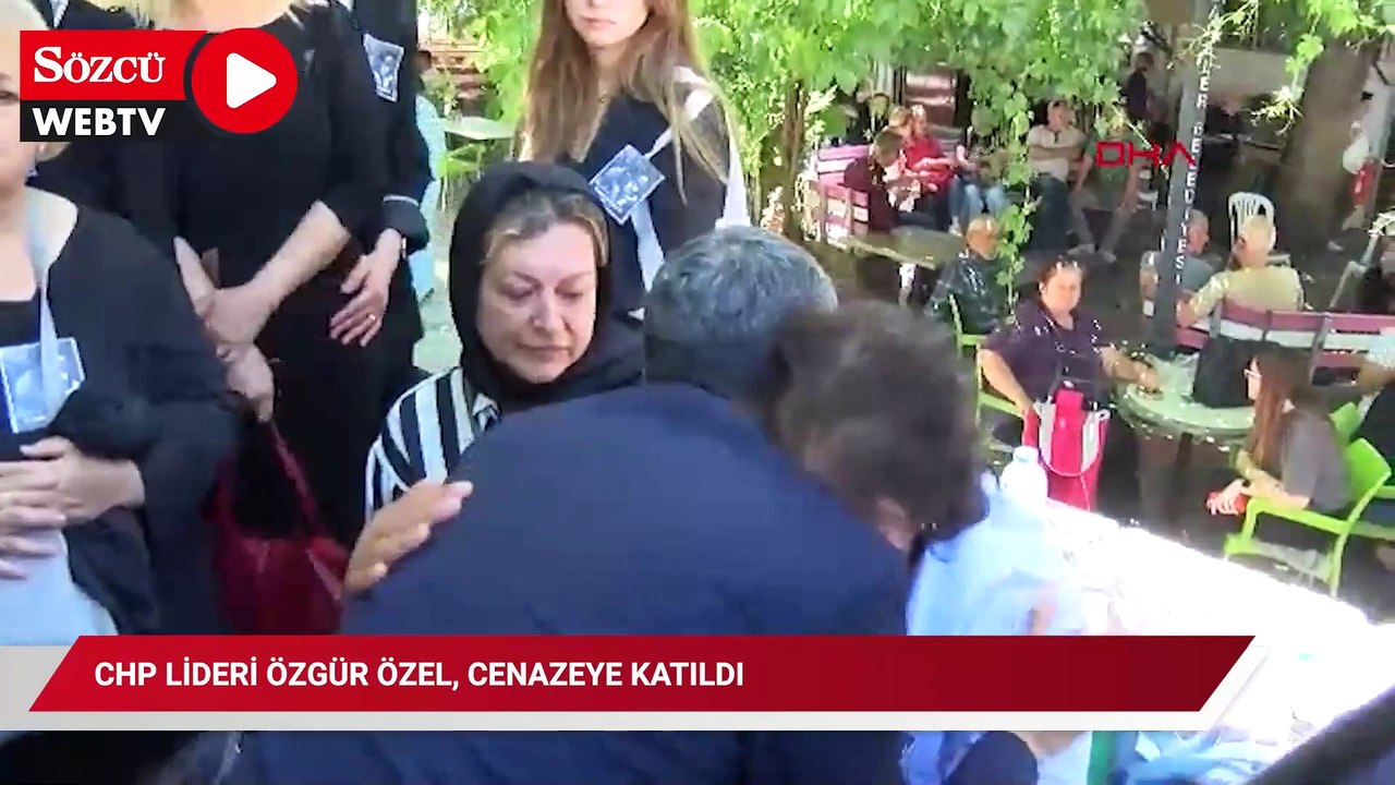 CHP lideri Özgür Özel, cenazeye katıldı