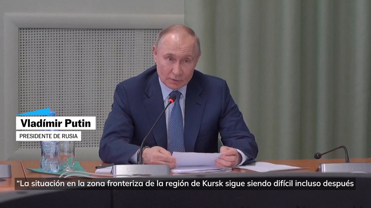 Putin visita Kursk por primera vez desde que el ejército ruso expulsara a las tropas ucranias