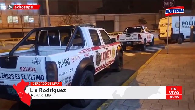 ¡Insólito! Desconocidos dejan dinamita frente a sede central de la Dirincri en el Cercado de Lima