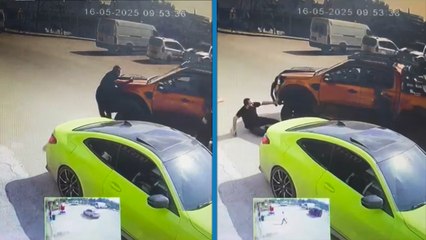 Şaka yapmaya çalışırken az kalsın arkadaşını eziyordu