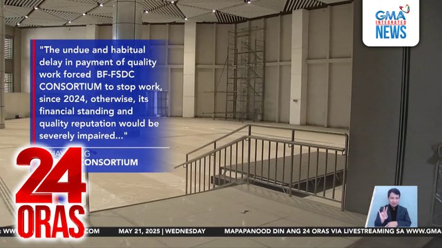 Kumpanyang humawak sa Unified Grand Central station o Common Station Project, idiniin na ang Department of Transportation ang dahilan ng pagkaka-antala ng proyekto | 24 Oras
