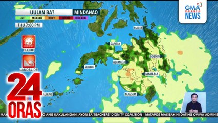 ITCZ at thunderstorms, magpapa-ulan sa ilang lugar sa bansa; 28 lugar posibleng makaranas ng mainit at maalinsangang panahon | 24 Oras