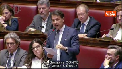 Conte in Aula mostra vecchio tweet di Meloni: "Su Gaza giravolta riprovevole e sanguinosa"