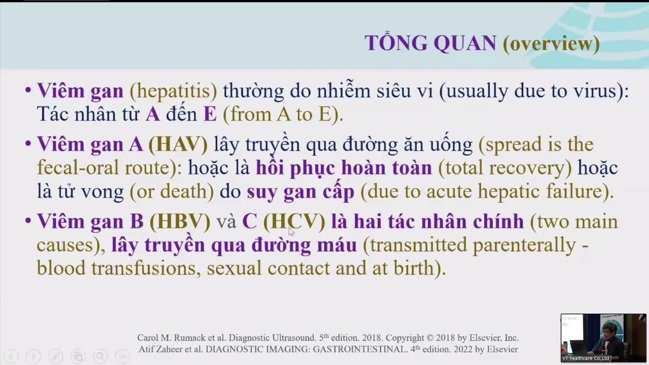 Siêu âm thường quy bệnh lý gan lan tỏa - Bs Nguyễn Quang Trọng