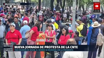 CNTE sacude CdMx con protestas y obliga a reunión con Gobernación